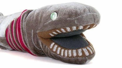 Colorata long shark plush toy realistic
