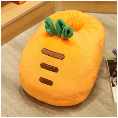 Fruit plush foot warmer