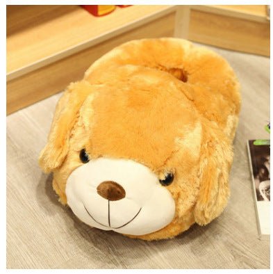 Novelty plush slipper gift