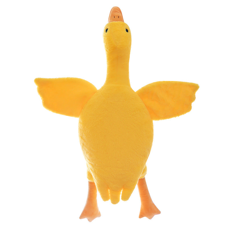 giant goose plush toy fluffy body pillow