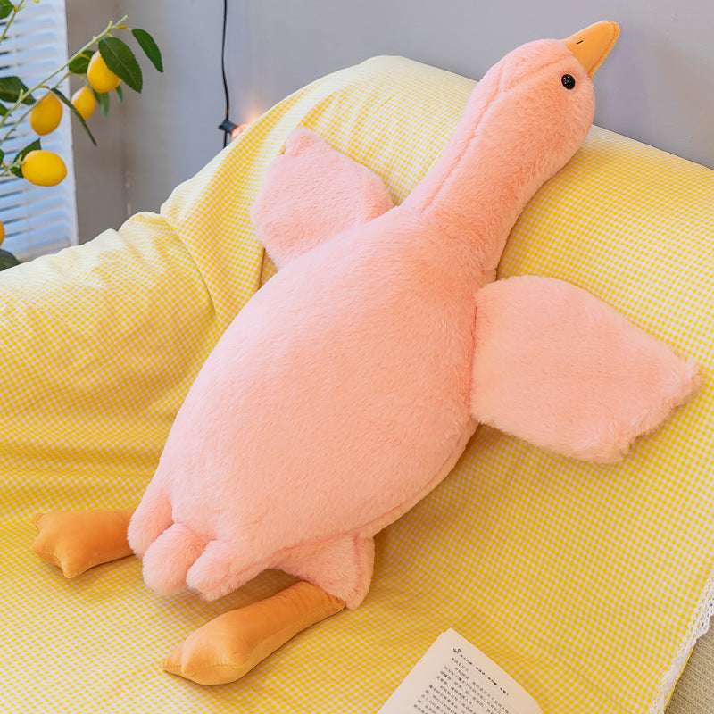 long goose plush pillow for bed and sofa