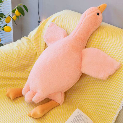 long goose plush pillow for bed and sofa