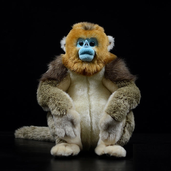 Realistic Golden Snub-nosed Monkey plush toy