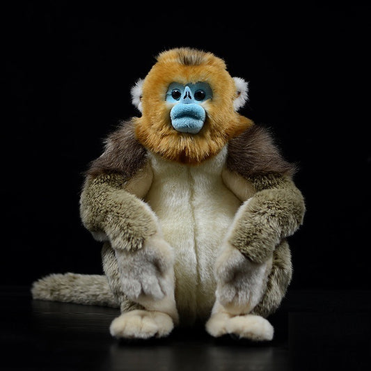 Realistic Golden Snub-nosed Monkey plush toy