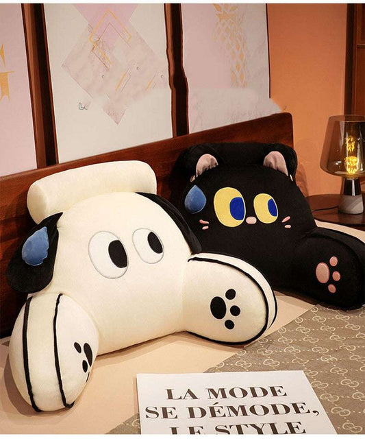 Googly Eyes animal backrest pillow
