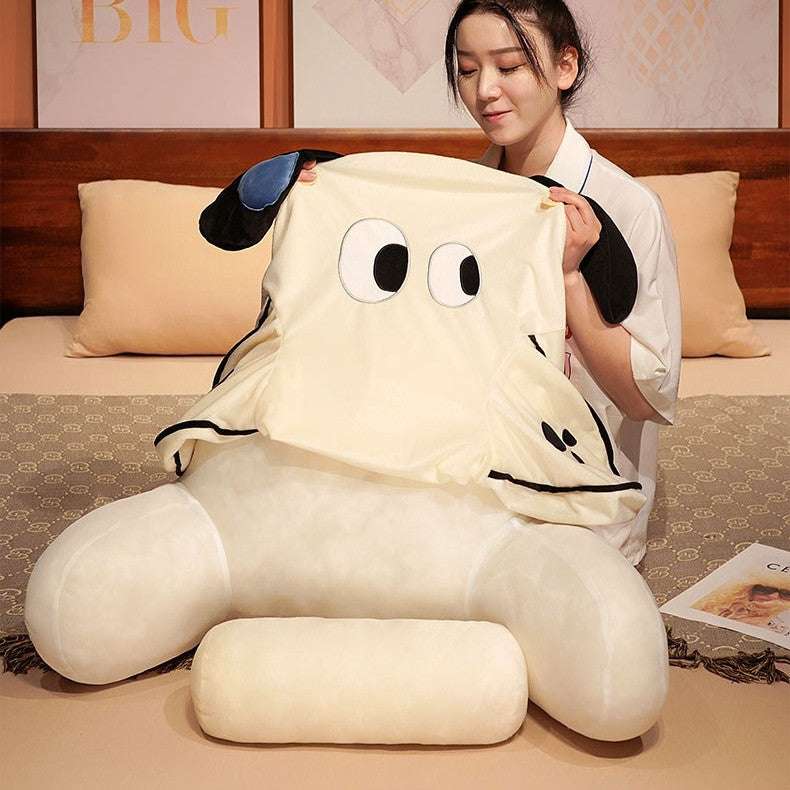 Googly Eyes animal backrest pillow overview