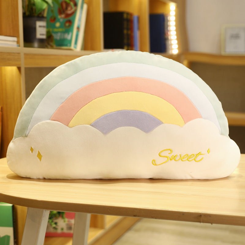 Green Clouds plush cushion 50 x 35cm