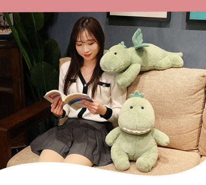 Green Dinosaur Plush Toy with Wings