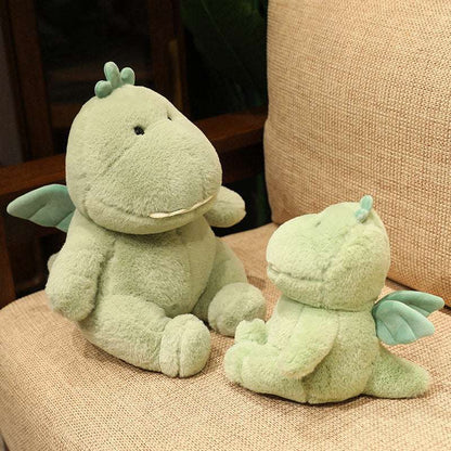 Green Dinosaur Plush Toy with Wings