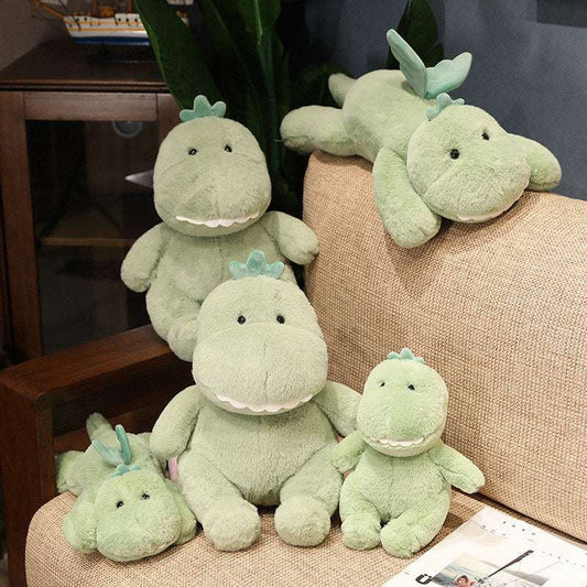 Green Dinosaur Plush Toy with Wings
