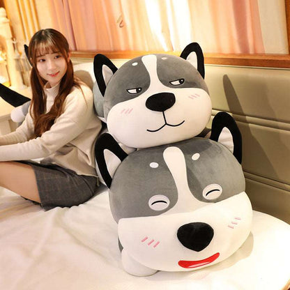 Grey Long Cat Plush Toy