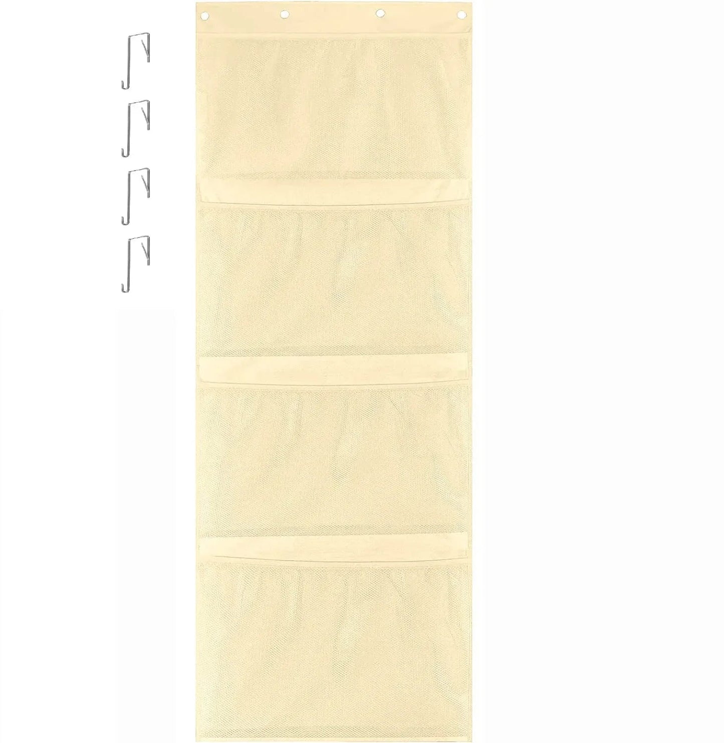 Grid Plush Toy Storage Bag