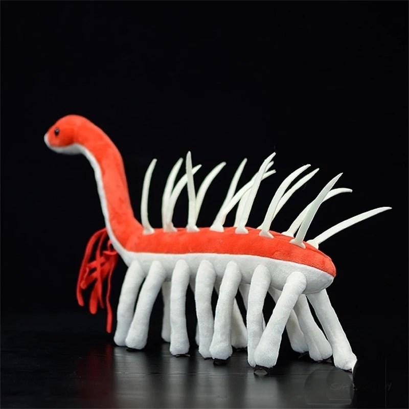 Cambrian animal plush toy with lifelike prehistoric design