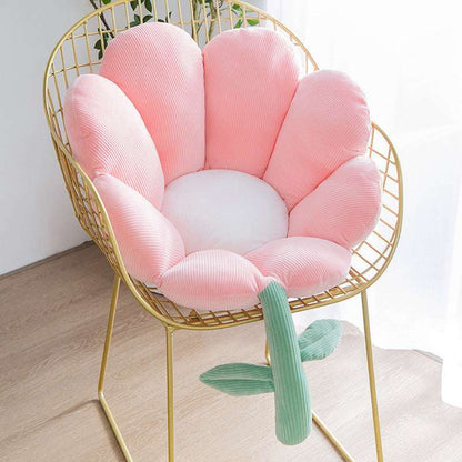 Large leaf floor cushion