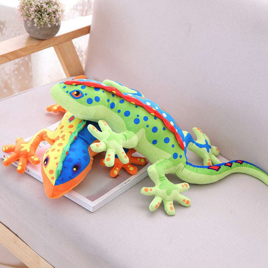 3D gecko plush toy large soft animal cushion for sofa