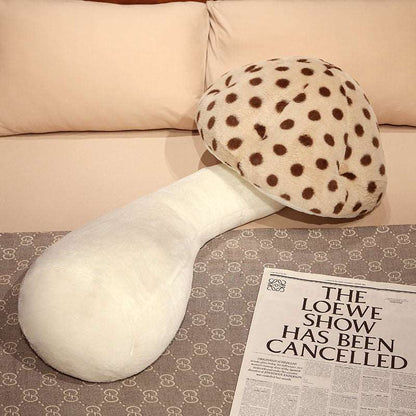 mushroom plush pillow for bed and sofa