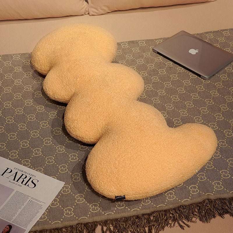 Light Brown long wave cushion 100cm