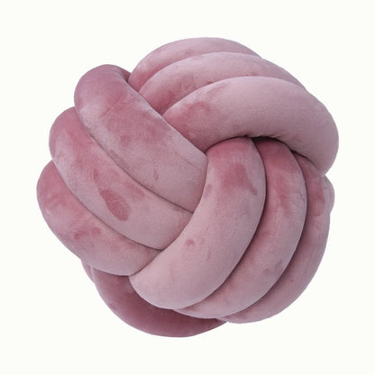 Lilac Pink knot cushion