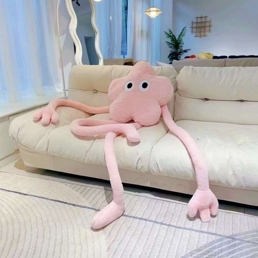 oversized cat body cushion cartoon design