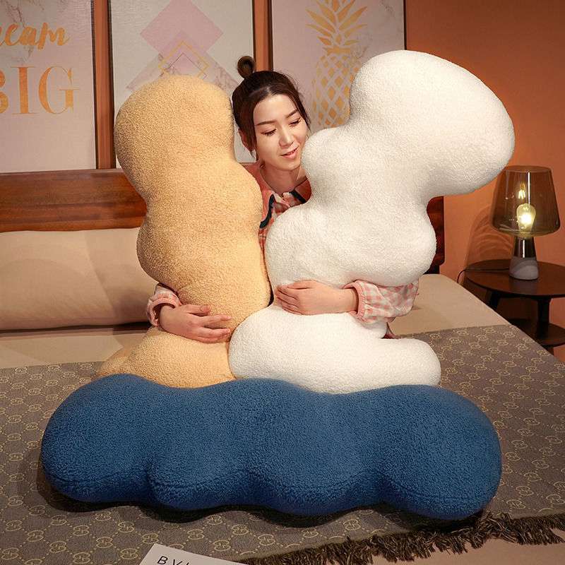 Long wave body cushion for lounging
