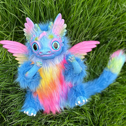 Majestic Flying Dragon Plush Toy