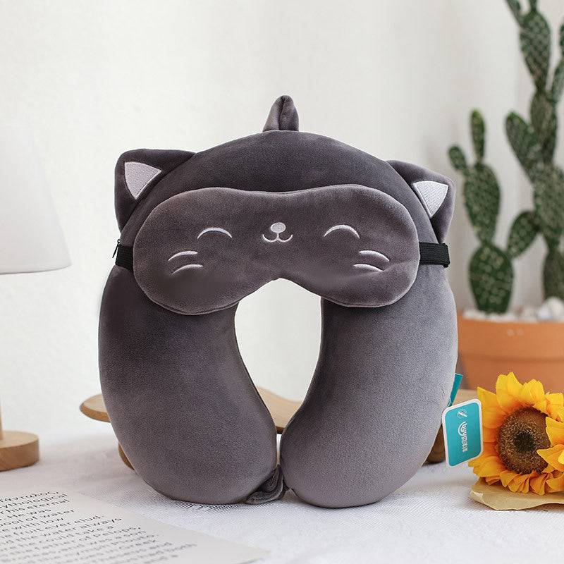Memory Foam U-shaped Travel Pillow 