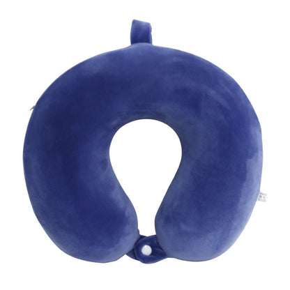 U-shaped travel pillow showing curved shape