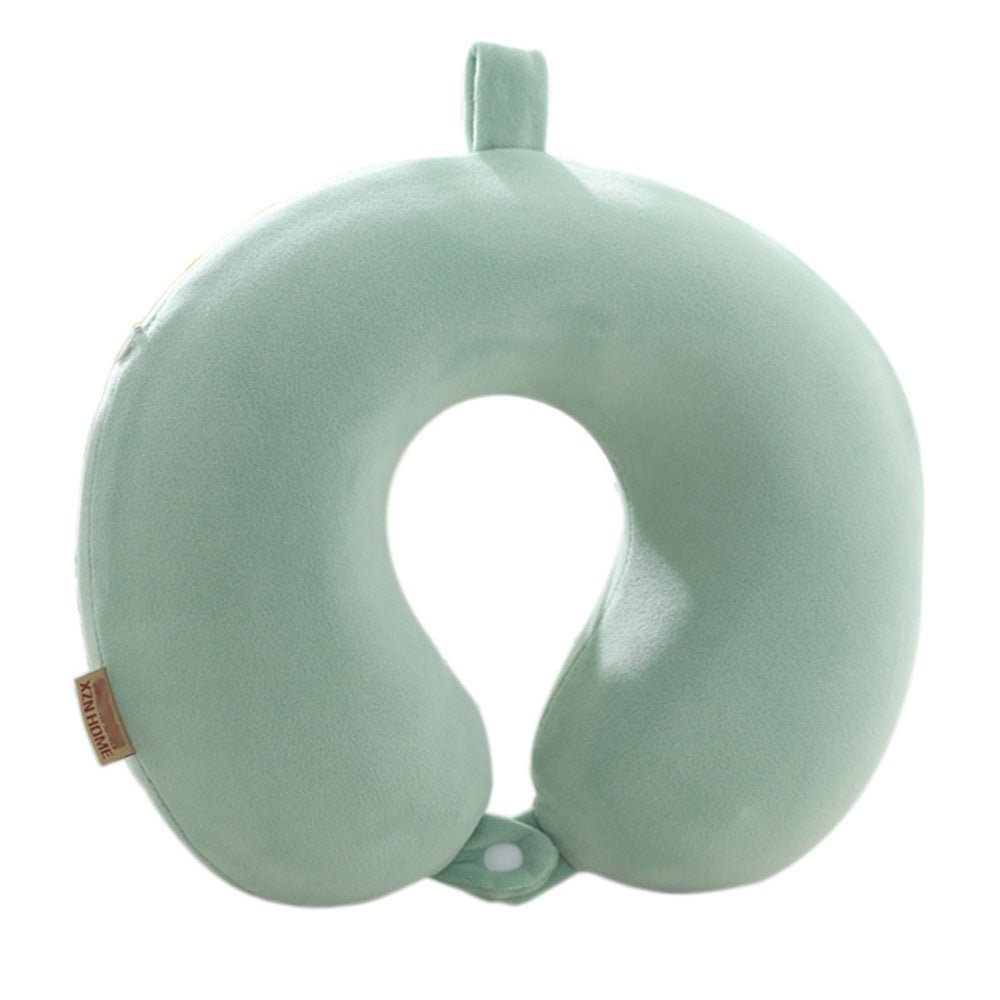 Travel pillow showing soft neck cushion shape