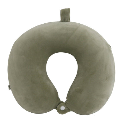 U-shaped neck pillow for train and car journeys