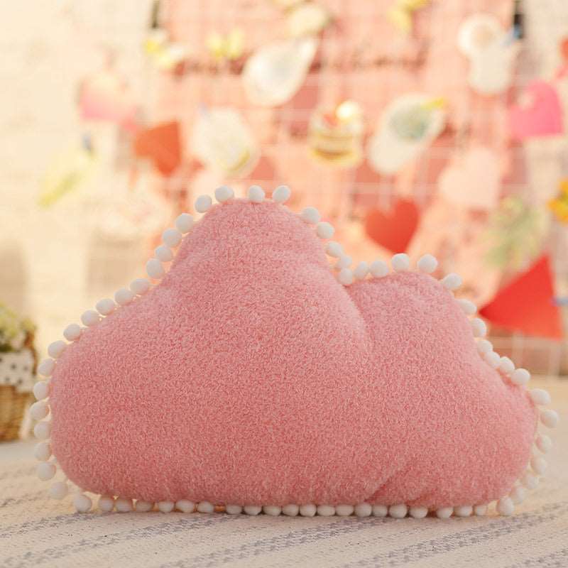 Moon cloud and star cushion decorative detail