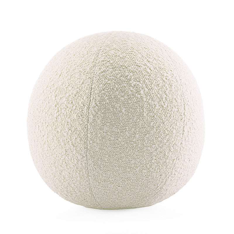 Moonlight White round ball cushion 30cm