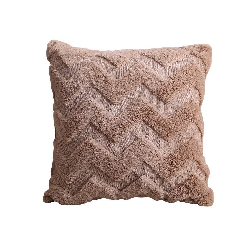 Nordic geometric cushion textured detail