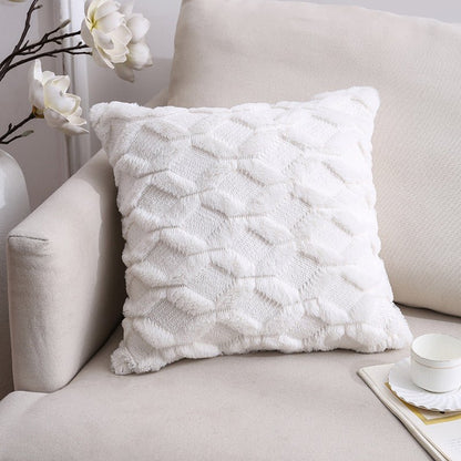Nordic Plush Pillow Cushion Cover
