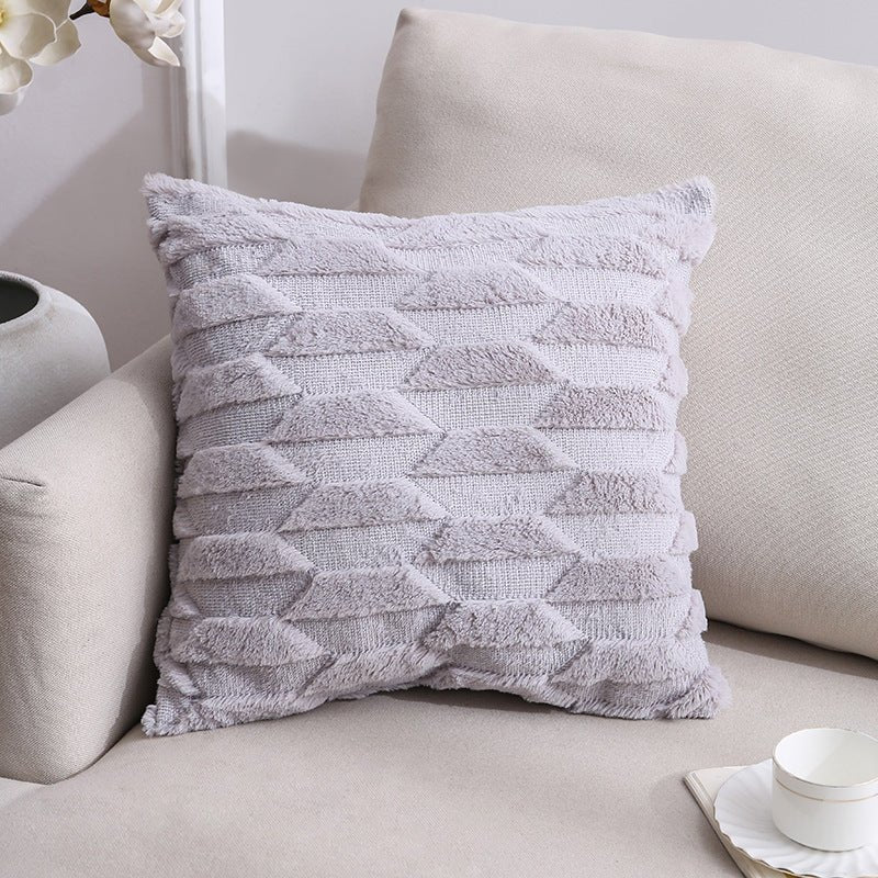 Nordic Plush Pillow Cushion Cover