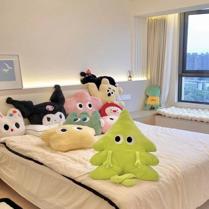 Novelty plush throw pillow in three available designs