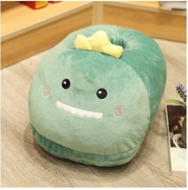 Plush slipper for relaxing at home