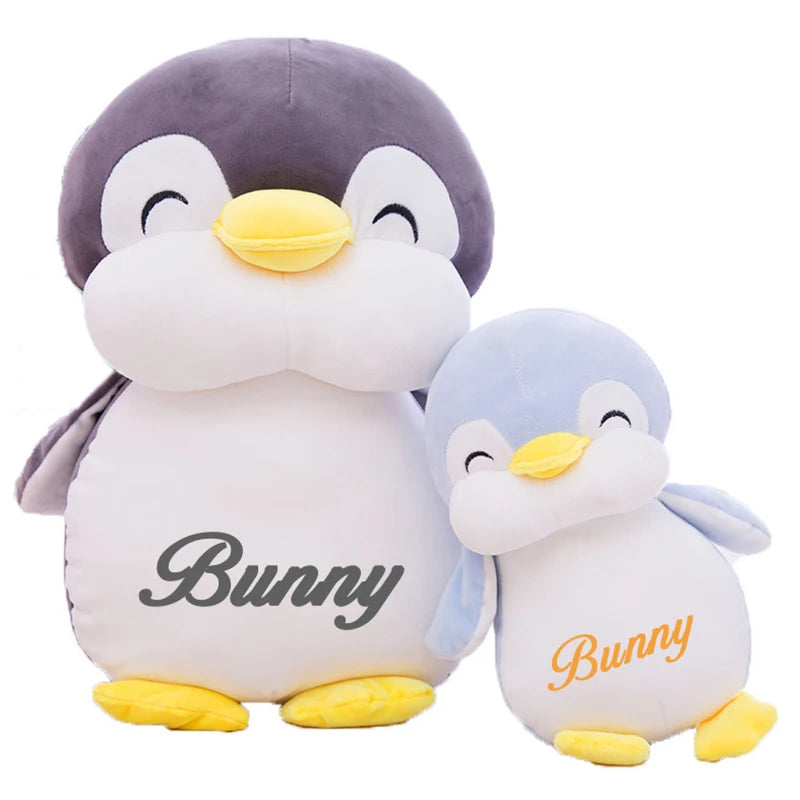 personalised penguin plush toy 