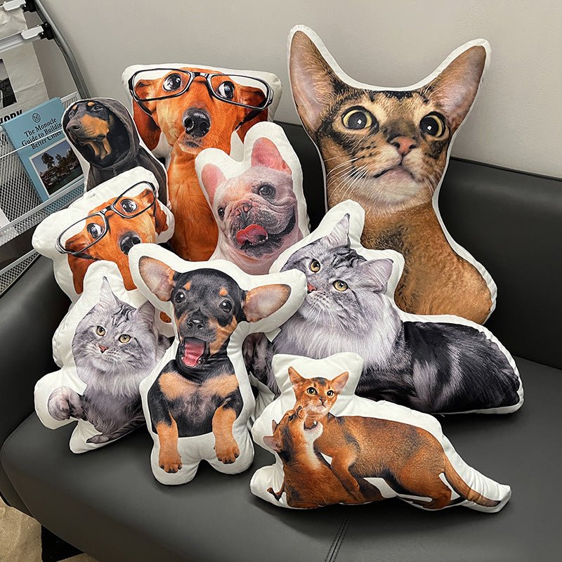 Personalised pet photo cushion gift idea