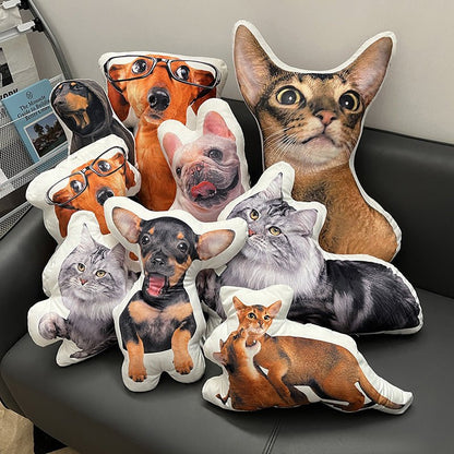Personalised pet photo cushion gift idea
