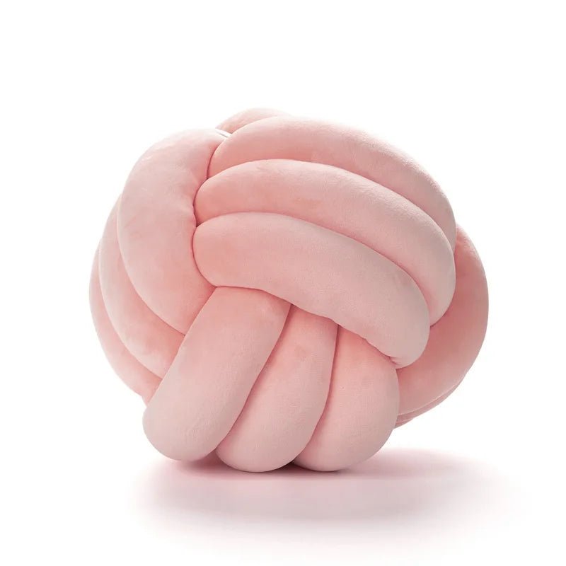 Pink knot cushion