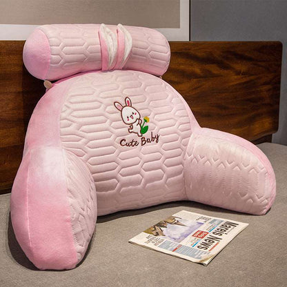 Pink Rabbit backrest support pillow