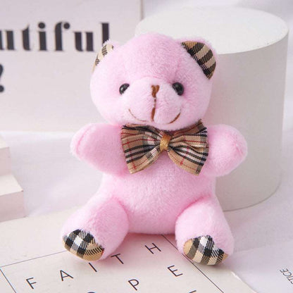 Plaid Bear Plush Keychain | Bag Charm