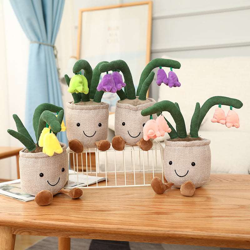 Buddy Bell Flower Pot Plush plant