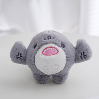 Plush Shark Bag Charm Keyring