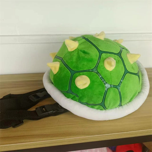 Plush Turtle Shell Backpack for Kids