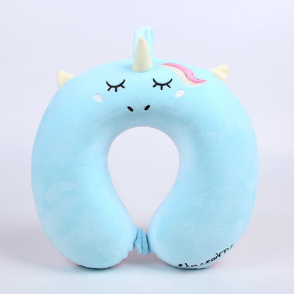 Purple Memory Foam Neck Pillow