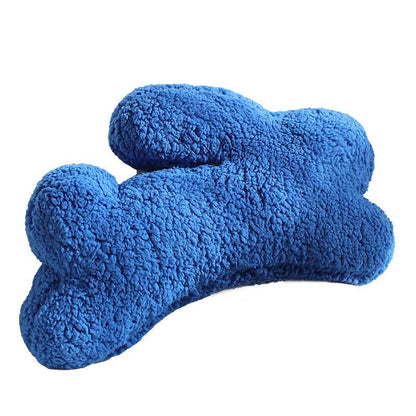 Rabbit-shaped cushion styled for sofa decor