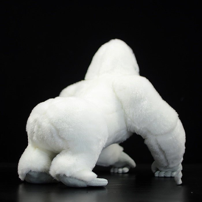 White gorilla plush toy