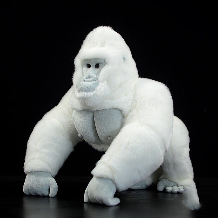 Albino gorilla stuffed animal