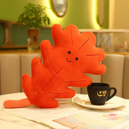 Red Leaf decorative cushion